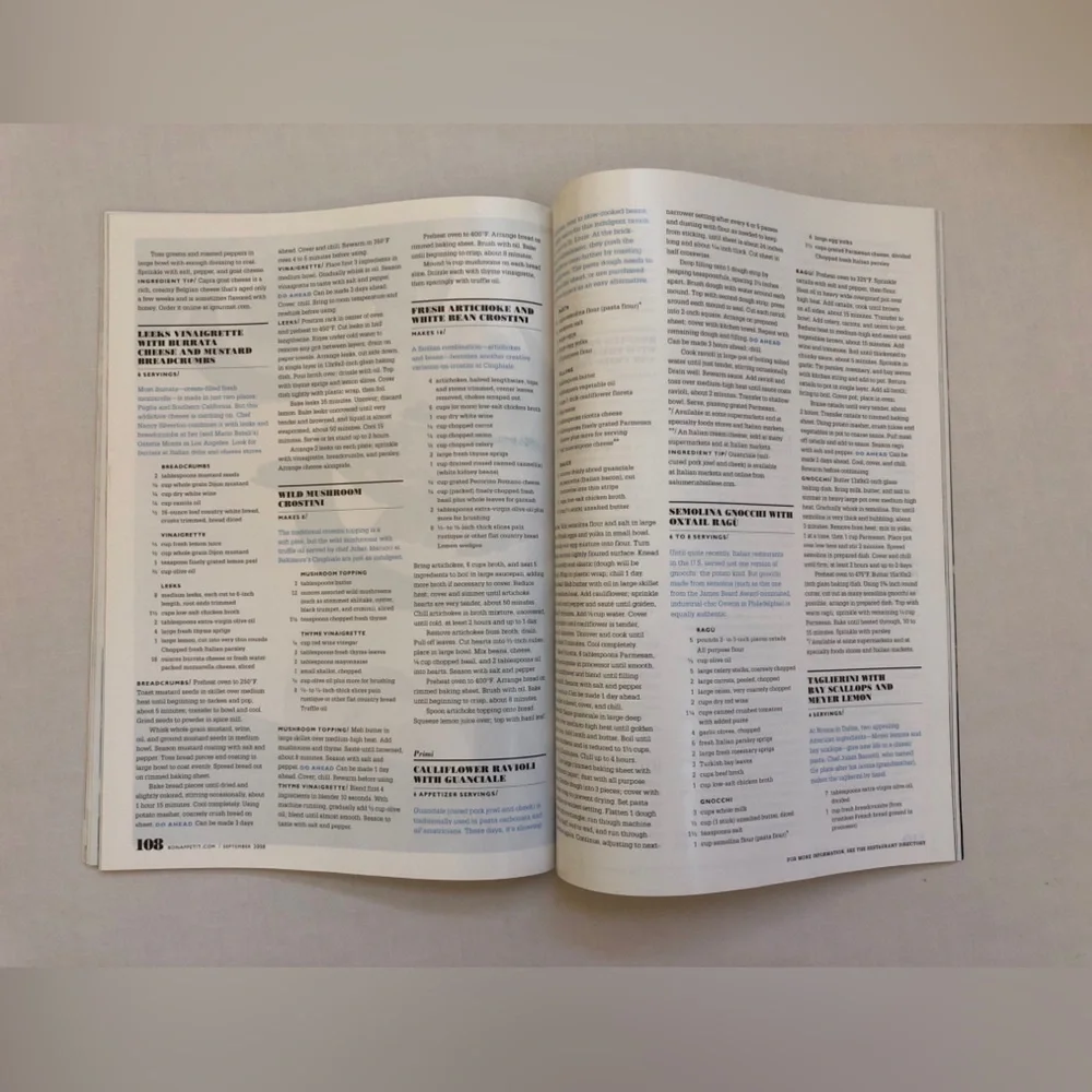 Bon Appetit Restaurant Issue September 2008 Vol 53 No 9 Thomas Keller